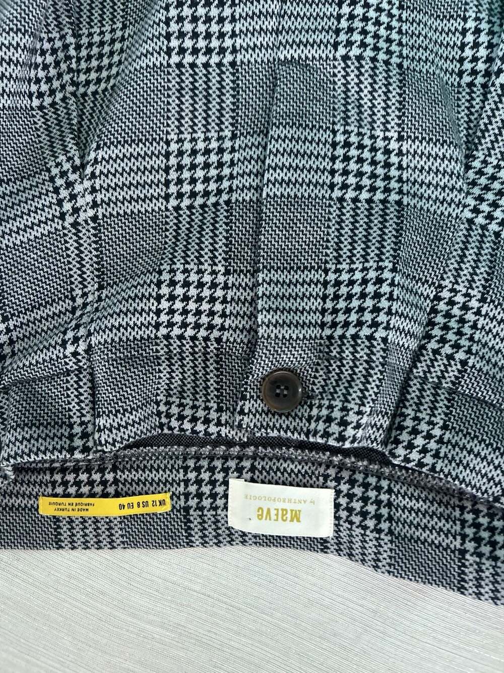 Maeve Anthropologie Plaid Wide-Leg Trousers Size 8 - Picture 7 of 10